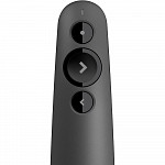 Apresentador sem fio Logitech R500 com Laser Pointer Vermelho, Conexão por USB ou Bluetooth, Aplicativo para Personalização - 910-005333