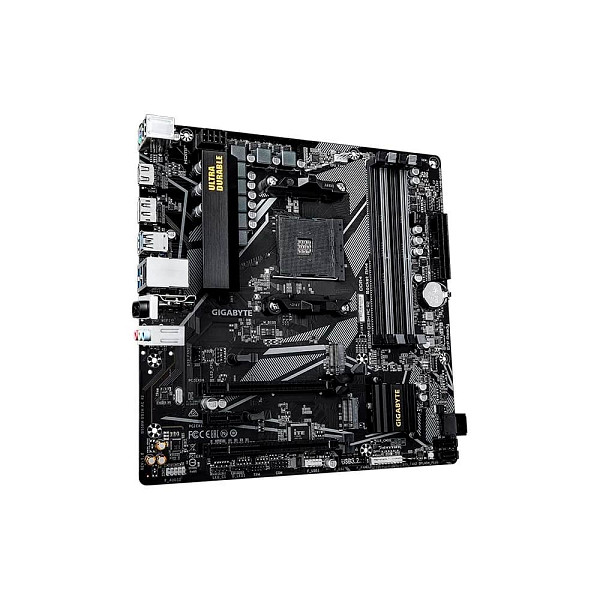 Placa Mãe Gigabyte B550M DS3H AC R2, AMD AM4, Micro ATX, DDR4, RGB, Wi-Fi 6, Bluetooth, Preto - B550M DS3H AC R2