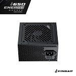 Fonte VINGAR Energy 650W Bronze, 650W, 80 Plus Bronze, Com Cabo, Preto – BR