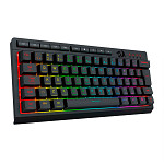 Teclado Gamer Redragon Shiva 61, 60%, RGB, ABNT2, Preto, K522-RGB-PT