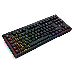 Teclado Magnético Gamer Redragon Otiim, TKL, RGB, 8000Hz, Rapid Trigger, Roda de Volume, Preto - K729RGB-M