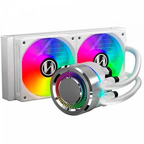Water Cooler Lian Li, Galahad, RGB 240mm, Intel-AMD, White, GA-240A Branco