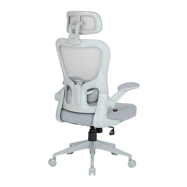 Cadeira de Escritório Ergonômica DT3 Vita Headrest, Até 110Kg, Mesh Spandex, Grey - 14557-2