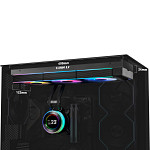 Water Cooler Lian Li Hydroshift II LDC-C 360CL Preto Com Tela IPS com Unifans CL GHS2LCD36RB