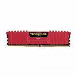 Memória Corsair Vengeance LPX, 4GB, 2400MHz, DDR4, CL16, Vermelho - CMK4GX4M1A2400C16R