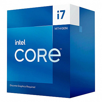 Processador Intel Core i7 14700F, 3.4 GHz (5.4GHz Turbo), 14ª Geração, 20-Cores 28-Threads, LGA 1700, BX8071514700F