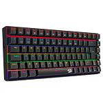 Teclado Mecânico Gamer Redragon Phantom, Iluminação Rainbow, Switch Marrom, Cabo USB-C Removível, ABNT2, Preto - K629-KB (PT-BROWN)
