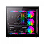 Gabinete Gamer Gamemax Lucent Black, Mid Tower, ATX, Vidro Temperado, Preto, Sem Fans