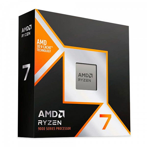 Processador AMD Ryzen 7 9800X3D, Cache 8MB, 8 Núcleos, 16 Threads, AM5 - 100-100001084WOF