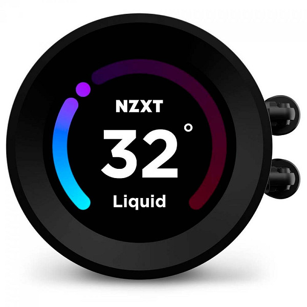 Water Cooler NZXT Kraken Elite 240 RGB, 240mm, AIO LCD Display, Black, Intel-AMD, RL-KR24E-B1