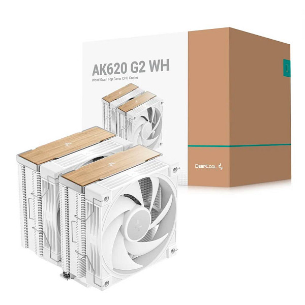 Cooler Para Processador DeepCool AK620 G2 WH, 120mm, Branco, R-AK620G2-WHNNMN-GJD