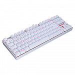 Teclado Mecânico Gamer Redragon Kumara, Anti-Ghosting, LED Vermelho, Switch Redragon MK2 Blue, ABNT2, Branco - K552W-2 (PT-BLUE)