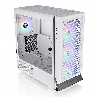 Gabinete Thermaltake Ceres 500 TG ARGB, Mid-tower, Vidro Temperado - Branco