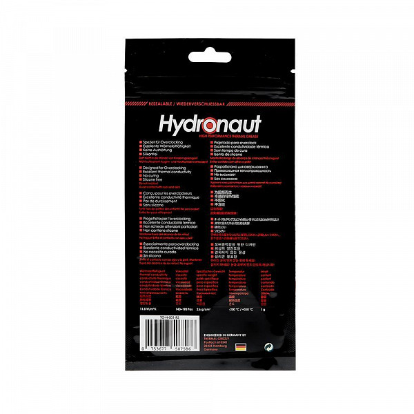 Pasta Térmica Thermal Grizzly, Hydronaut, 1g - Tg-h-001-rs