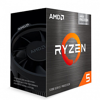 Processador AMD Ryzen 5 5600G, 3.9GHz (4.4GHz Max Turbo), Cache 19MB, 6 Núcleos, 12 Threads, Vídeo Integrado, AM4 - 100-100000252BOX