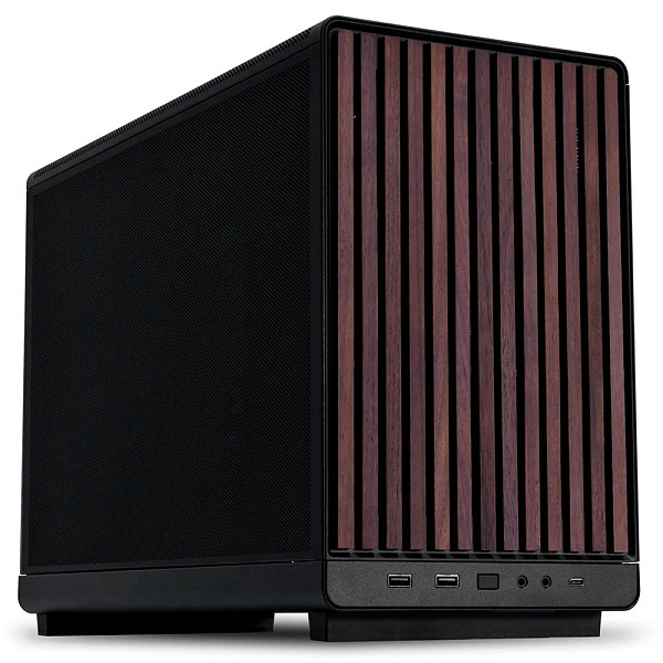 Gabinete Gamer Lian Li A3-mATX, Mini Tower, Micro-ATX, Lateral em Vidro Temperado, Preto - A3-MATX-WD PRETO
