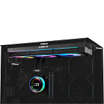 Water Cooler Lian Li Hydroshift II LCD-C, Preto 360N, RGB com Tela LCD IPS 2,1”  GHS2LCD36B