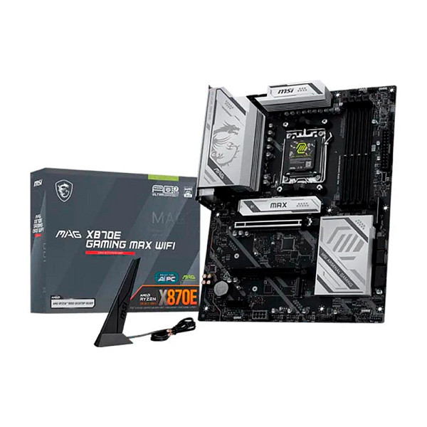 Placa-Mãe MSI X870E Gaming MAx WIFI, AMD, AM5, ATX, DDR5, 911-7E86-008