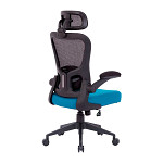 Cadeira de Escritório Ergonômica DT3 Vita Headrest, Até 110Kg, Mesh Spandex, Azul - 14229-8