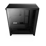 Gabinete Gamer NZXT H7 Flow, Mid-Tower, E-ATX, Lateral em Vidro Temperado, Com 3 Ventoinhas, Preto - CM-H72FB-01