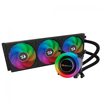 Water Cooler Lian Li x Redragon Galahad II lite 360, 360mm, ARGB, Intel-AMD, Black, Compatível Com LGA 1851, GA2L36RB-RD BLACK