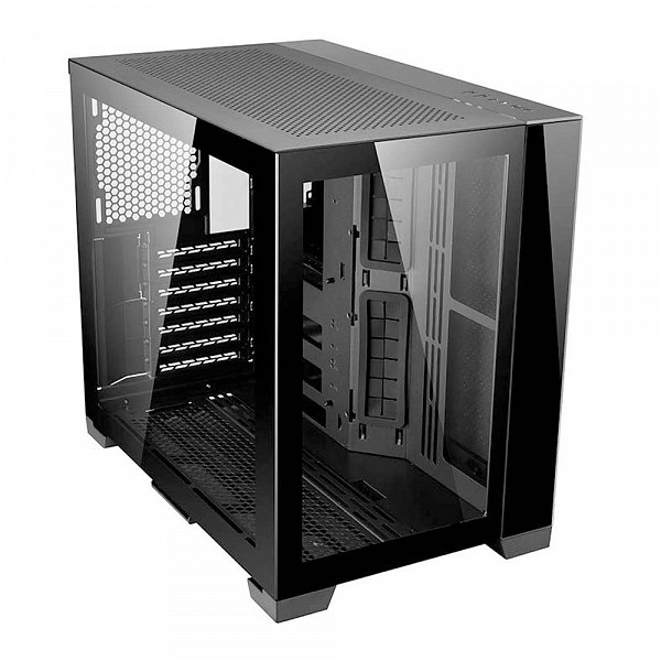 Gabinete Lian Li Dynamic Mini, Mini Tower, Vidro Temperado, Black, ATX, Sem Fonte, Sem Fans, O11D MINI-W