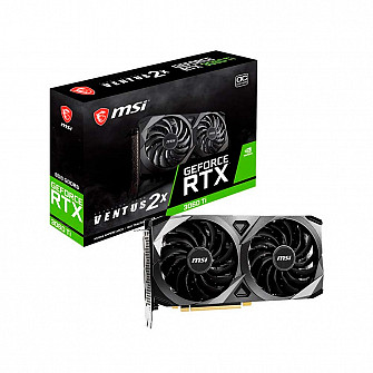 Placa de Vídeo MSI NVIDIA GeForce RTX 3060 Ti VENTUS 2X OC V1, LHR, 8GB GDDR6, DLSS, Ray Tracing