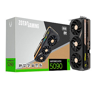 Placa de Video Zotac GeForce RTX 5090 Solid OC, 32GB, GDDR7, 512-bit, ZT-B50900J-10A