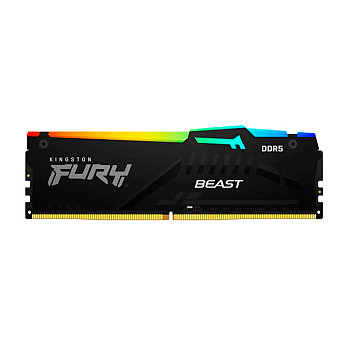 Memória Ddr5 Kingston Fury Beast Expo, RGB, 8GB, 6000mhz, Black, KF560C36BBEA-8