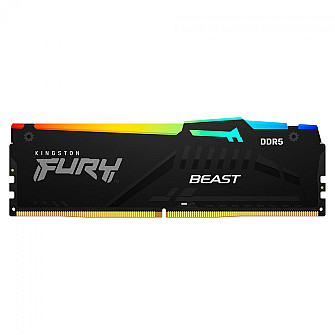 Memória DDR5 Kingston Fury Beast EXPO, RGB, 8GB, 5600Mhz, Black, KF556C36BBEA-8