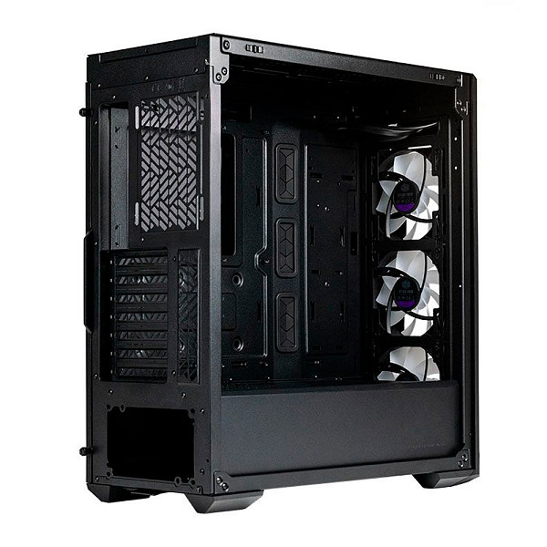 Gabinete Cooler Master Masterbox 520 Mesh, ARGB, Lateral de Vidro, 3 Fans, Preto, MB520-KGNN-S00
