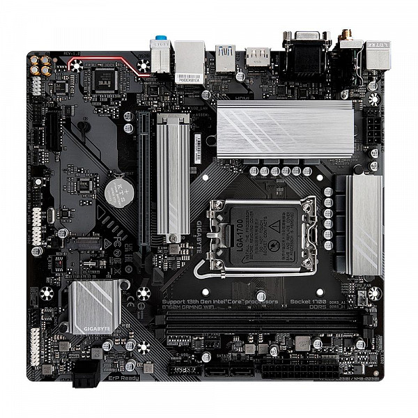 Placa Mãe Gigabyte B760M Gaming WIFI, Intel LGA 1700 MATX, DDR5, AC WiFi - B760M GAMING WIFI