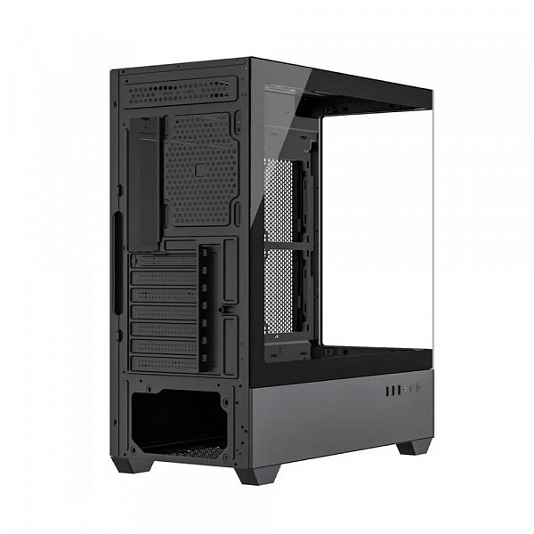 Gabinete Gamer Redragon Reflect Flow Preto Vidro Temperado