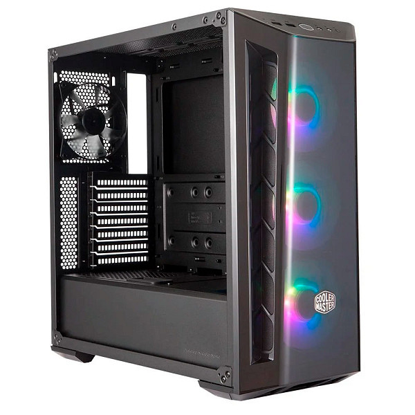 Gabinete Gamer Cooler Master MasterBox MB520, Mid Tower, ARGB, com FAN, Lateral em Vidro - MCB-B520-KGNN-RGA
