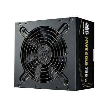 Fonte Cooler Master MWE Gold 750 V3, 750W, 80 Plus Gold, ATX 3.1, PFC Ativo, MPE-7506-ACAG-BBR
