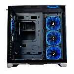 Gabinete Gamer Rise Mode Galaxy Full Glass, Mid Tower, ATX, Lateral e Frente em Vidro Temperado, Preto - RM-CA-FG-B