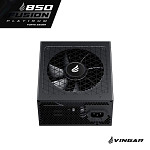 Fonte Gamer VINGAR Fusion 850W Platinum, 850W, Teclab Extreme, Modular, PFC Ativo, Com Cabo, Preto