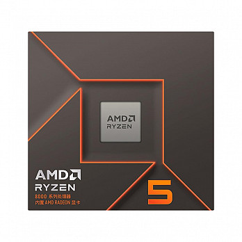Pato Loco Processador AMD Ryzen 5 8600G, 4.3 GHz (5.0GHz Max Turbo), Cachê 6MB, 6 Núcleos, 12 Threads, AM5, Vídeo Integrado - 100-100001237BOX image