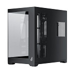 Gabinete Gamer VINGAR Misterium Mid Tower S/Fan, Vidro Temperado, USB-C, Suporte ATX, Preto