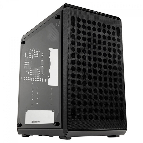 Gabinete Gamer Cooler Master Q300L V2, Mini Tower, Black, Sem Fonte, Com 1 Fan, Q300LV2-KGNN-S00