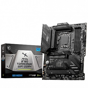 Placa Mãe MSI Mag B760 Tomahawk, Intel LGA 1700, ATX, DDR4, Wi-Fi, Bluetooth - MAG B760 TOMAHAWK WIFI DDR4