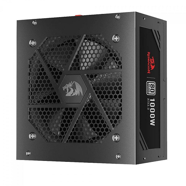 Fonte Redragon RGPS, 1000W, ATX 3.0, 80 Plus Platinum, Com Conector PCIe 5.0, Full Modular, PFC Ativo, GC-PS017