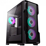 Gabinete Gamer Gamemax Siege Black, Mid Tower, EATX, Vidro Temperado, Preto, Sem Fonte, Sem Fan