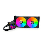 Water Cooler Lian Li Galahad GA II LCD 280, ARGB, Preto, 280mm, Intel LGA1700, LGA1200, LGA115x e AMD AM5, AM4 - GA2ALCD28B