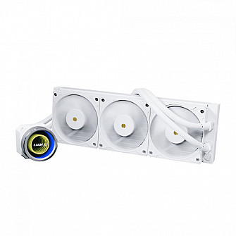 Water Cooler Lian Li Galahad II Trinity Performance, RGB 360mm, Intel-AMD, White, Compatível Com LGA 1700, GA2P36W