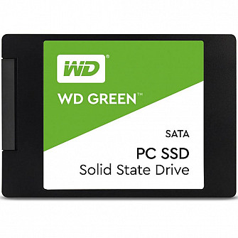 SSD WD Green, 480GB, SATA, Leitura 545MB/s, Gravação 430MB/s - WDS480G2G0A