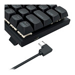 Teclado Magnetico Redragon Fidd, RGB, 60%, ABNT2, Switch Pink Linear, Preto, K683-RGB-PT