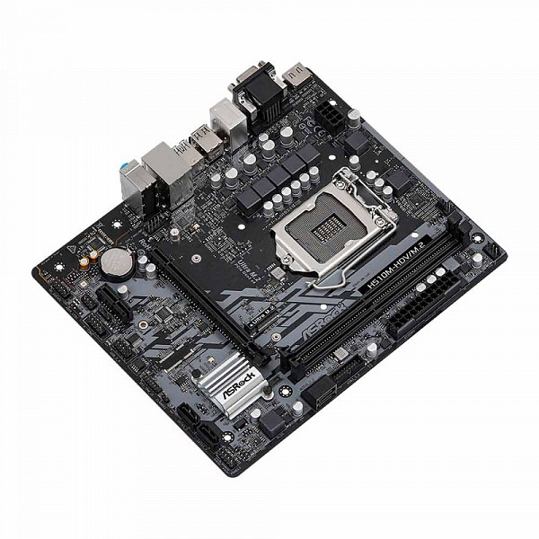 Placa Mãe ASRock H510M-HDV/M.2, Chipset H510, Intel LGA 1200, mATX, DDR4