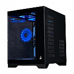 Gabinete Gamer Rise Mode Galaxy Glass M Mini, M-ATX, Lateral e Frontal em Vidro Temperado, Preto - RM-GA-GGMN-FB