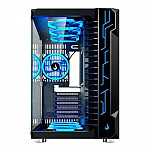 Gabinete Gamer Rise Mode Galaxy Glass, Mid Tower, Lateral e Frontal em Vidro Temperado, Preto - RM-GA-GG-FB